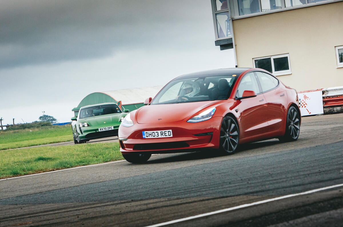 94 EV track day llandow 2021 feature tesla