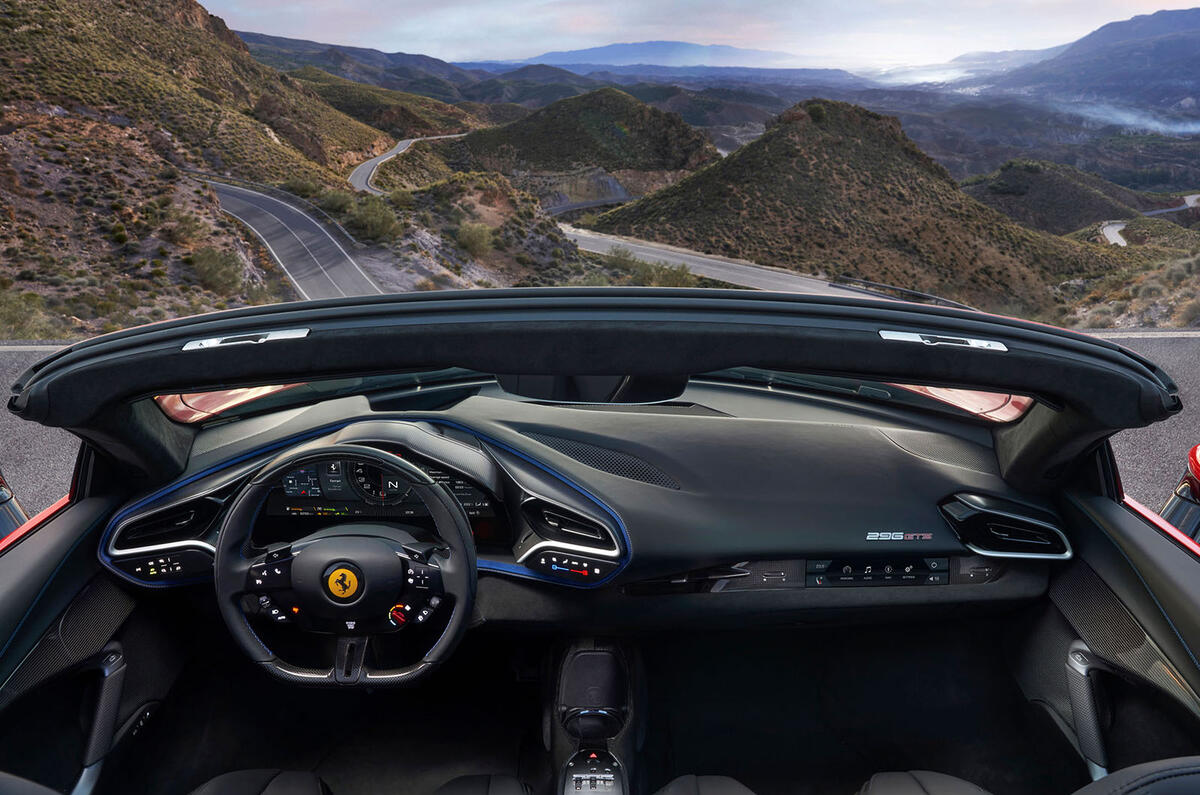 94 Ferrari 296 GTS 2022 official images red dashboard 94 Ferrari 296 GTS 2022 official images red dashboard