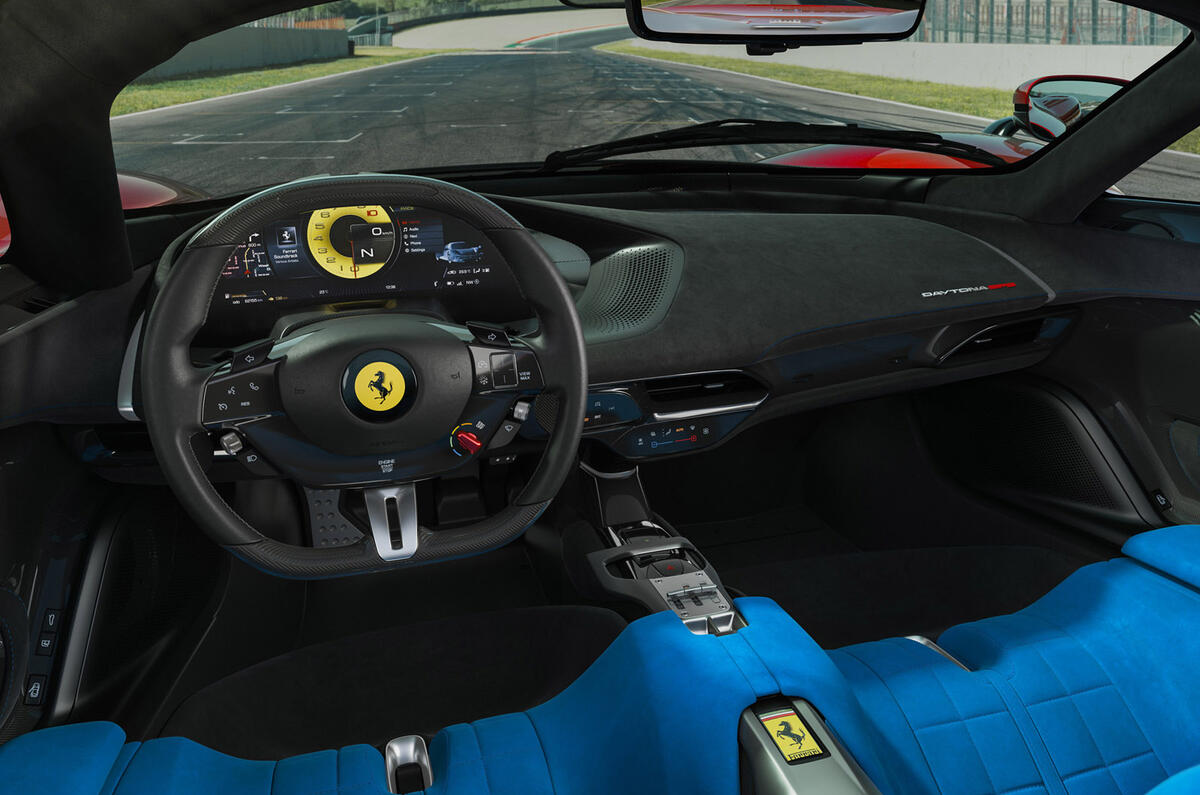 94 Ferrari Daytona SP3 official reveal dashboard 94 Ferrari Daytona SP3 official reveal dashboard