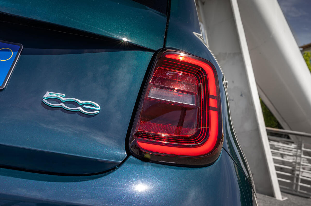 Fiat 500 electric 2020 official press images - rear lights Fiat 500 electric 2020 official press images - rear lights