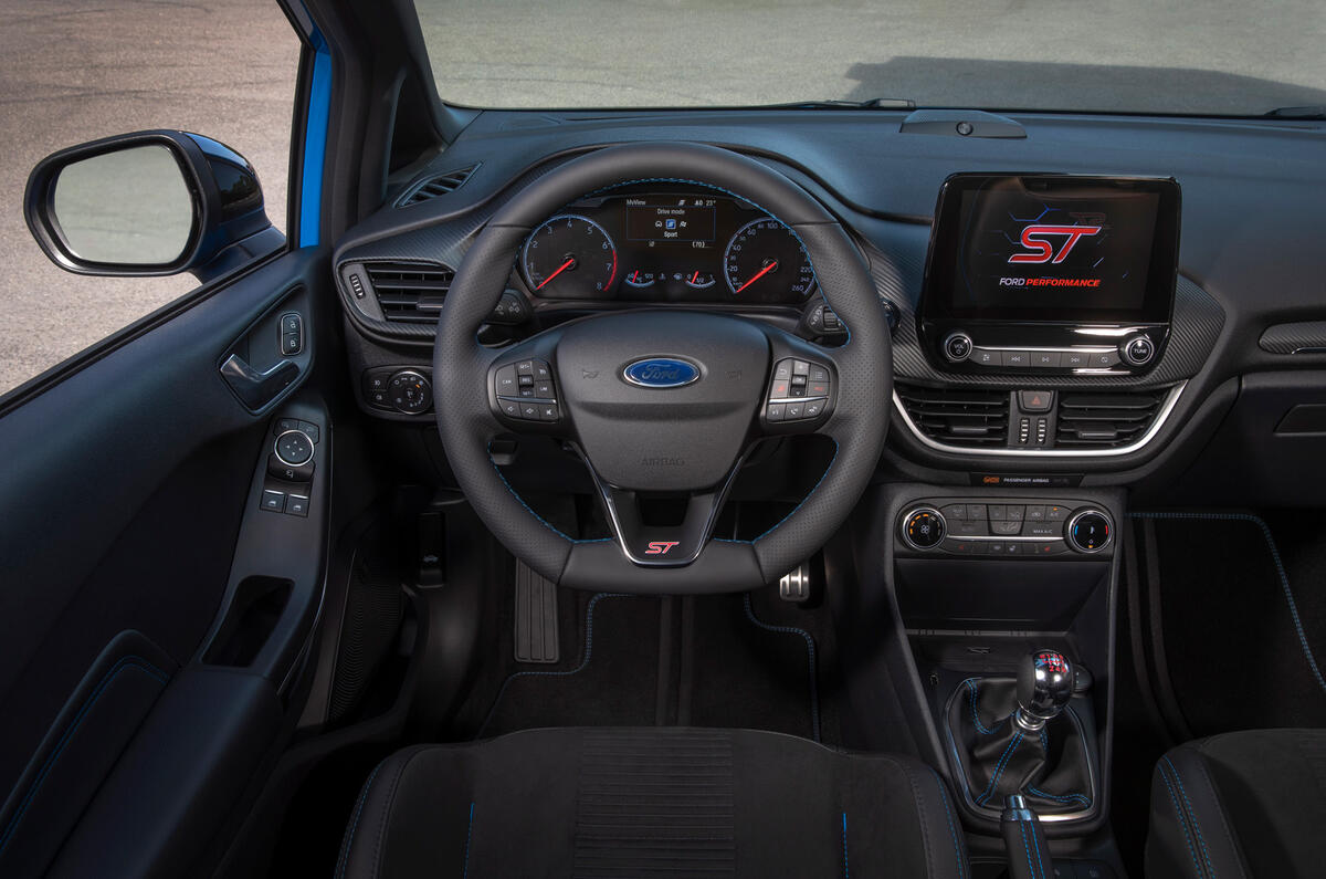 Ford Fiesta ST Edition 2020 official announcement - dashboard