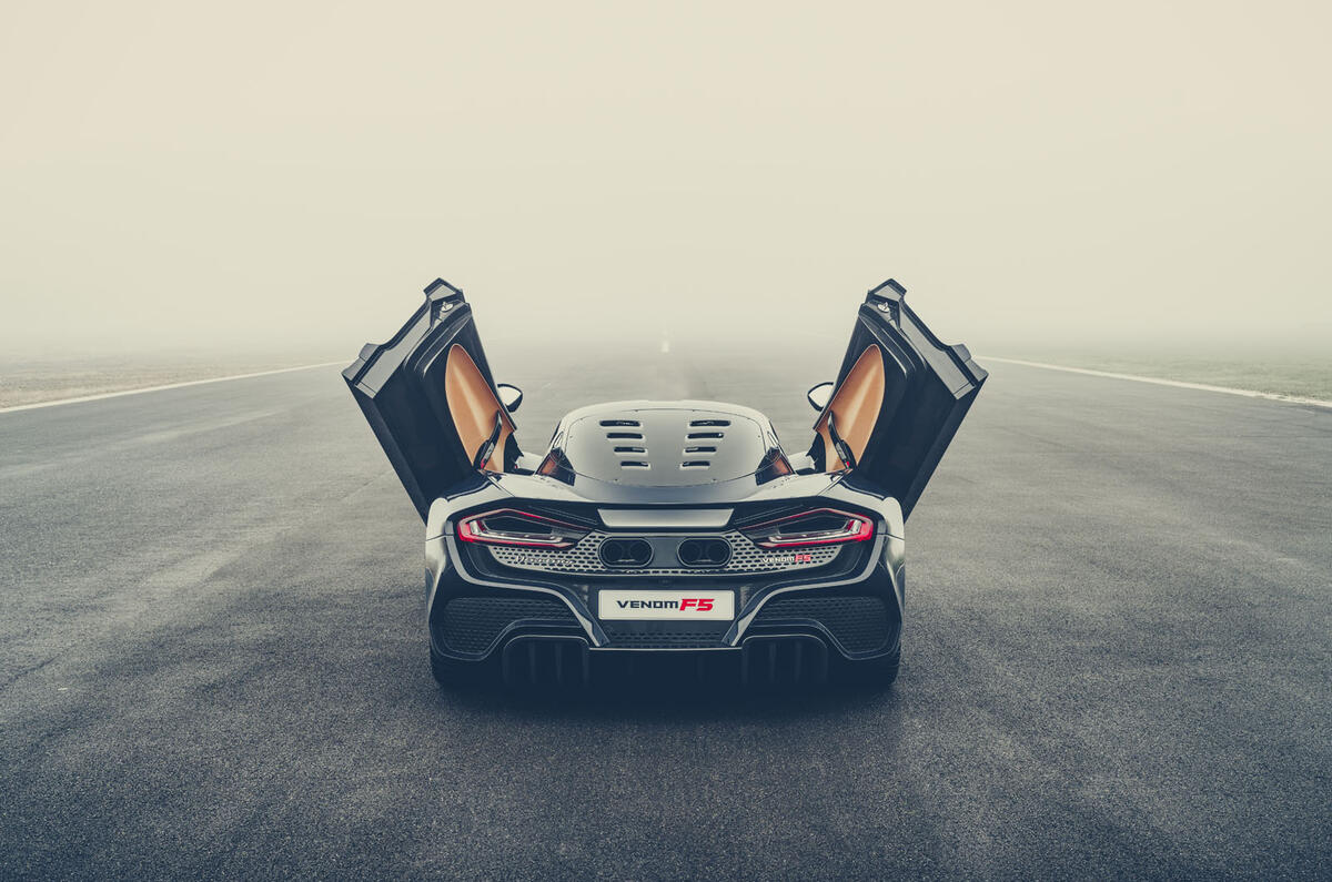 Hennessey Venom F5 official images - rear