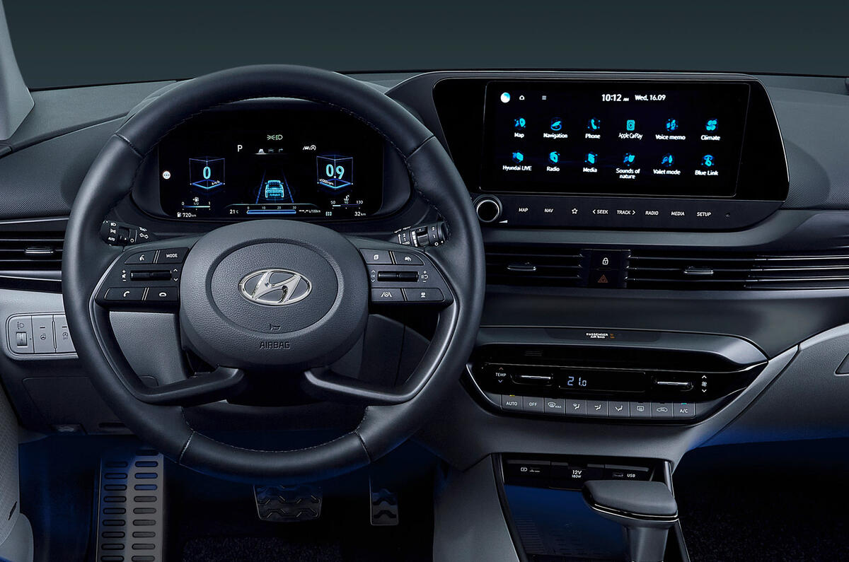 94 Hyundai Bayon 2021 official images steering wheel 94 Hyundai Bayon 2021 official images steering wheel