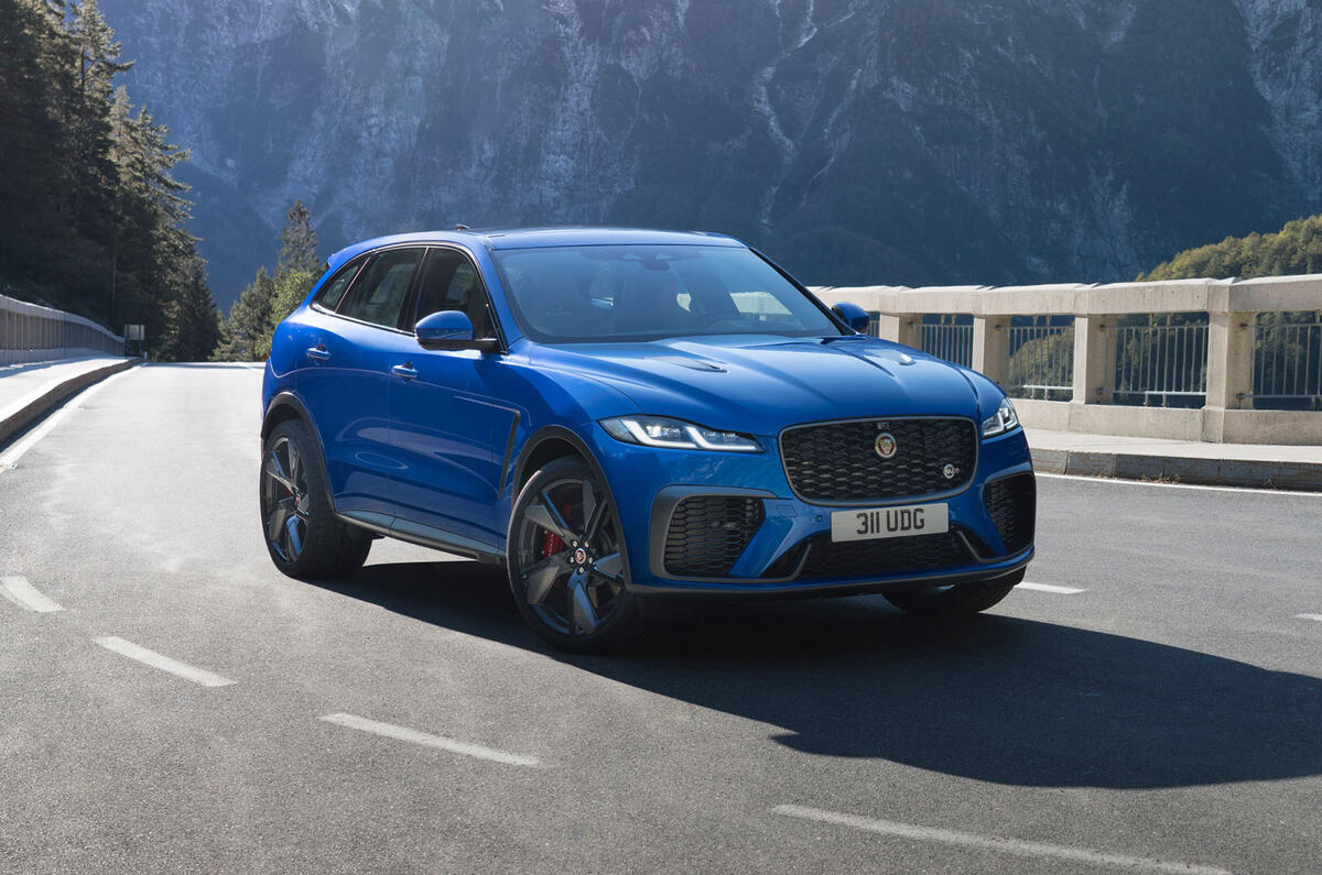 Jaguar F-Pace SVR MY2021 official reveal - static front Jaguar F-Pace SVR MY2021 official reveal - static front