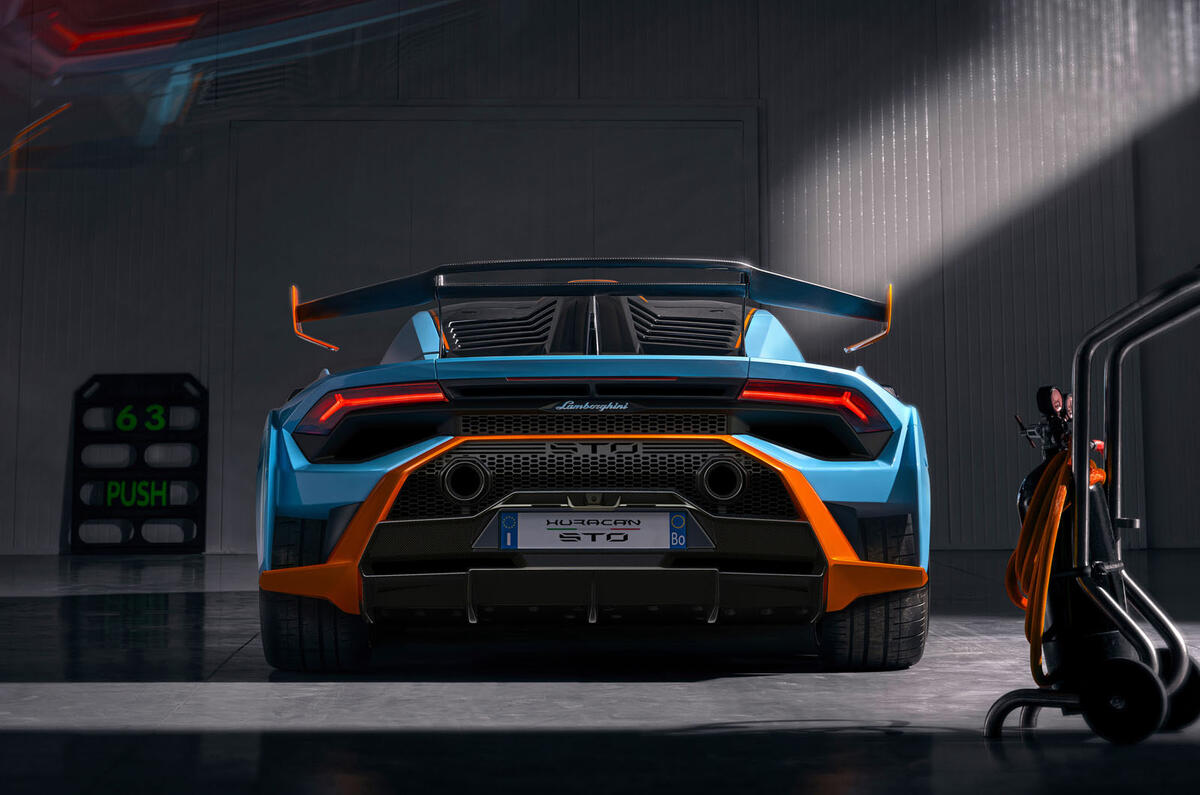 Lamborghini Huracan STO 2020 official images - rear end Lamborghini Huracan STO 2020 official images - rear end