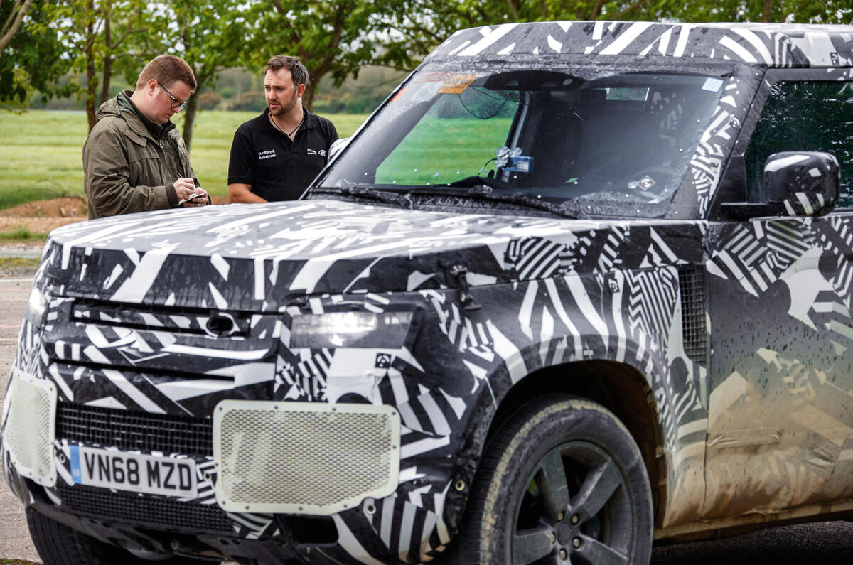2020 Land Rover Defender prototype ride - Matt Saunders interview