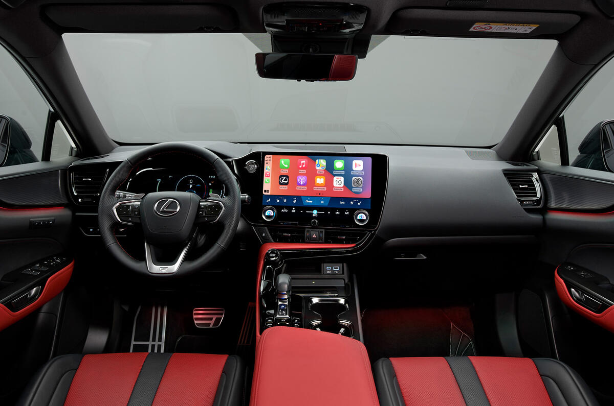 94 Lexus NX 450h+ 2021 official reveal cabin 94 Lexus NX 450h+ 2021 official reveal cabin