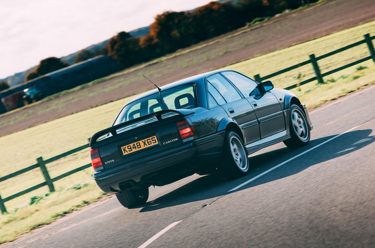 Lotus Carlton at 30 - on the road rear Lotus Carlton at 30 - on the road rear