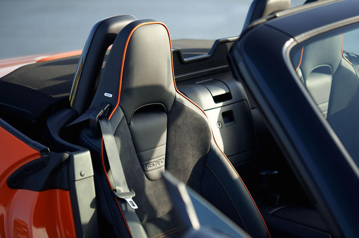 Mazda MX-5 30th Anniversary edition 2019 press photos - recaro seats