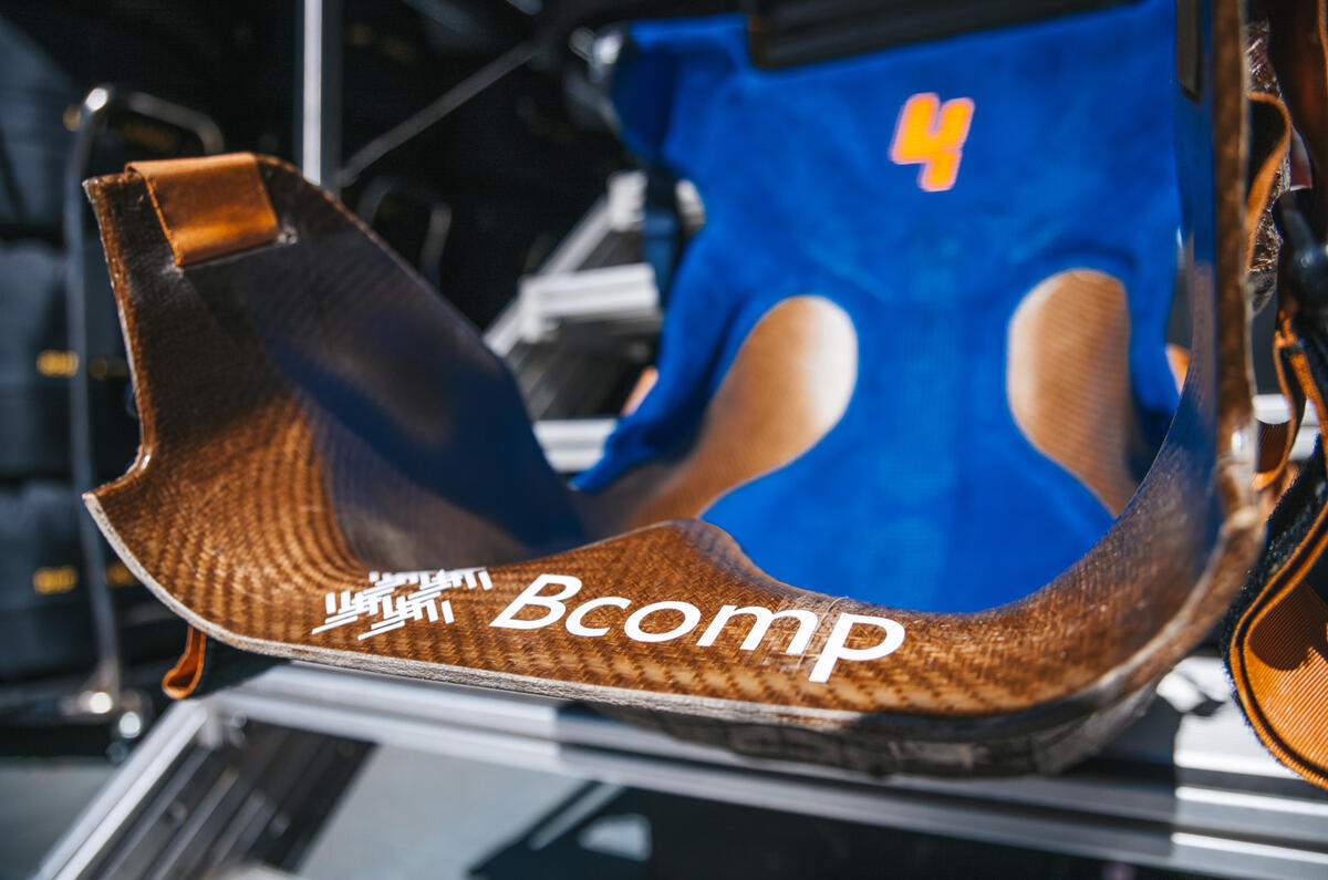 94 McLaren Racing sustainability feature composites