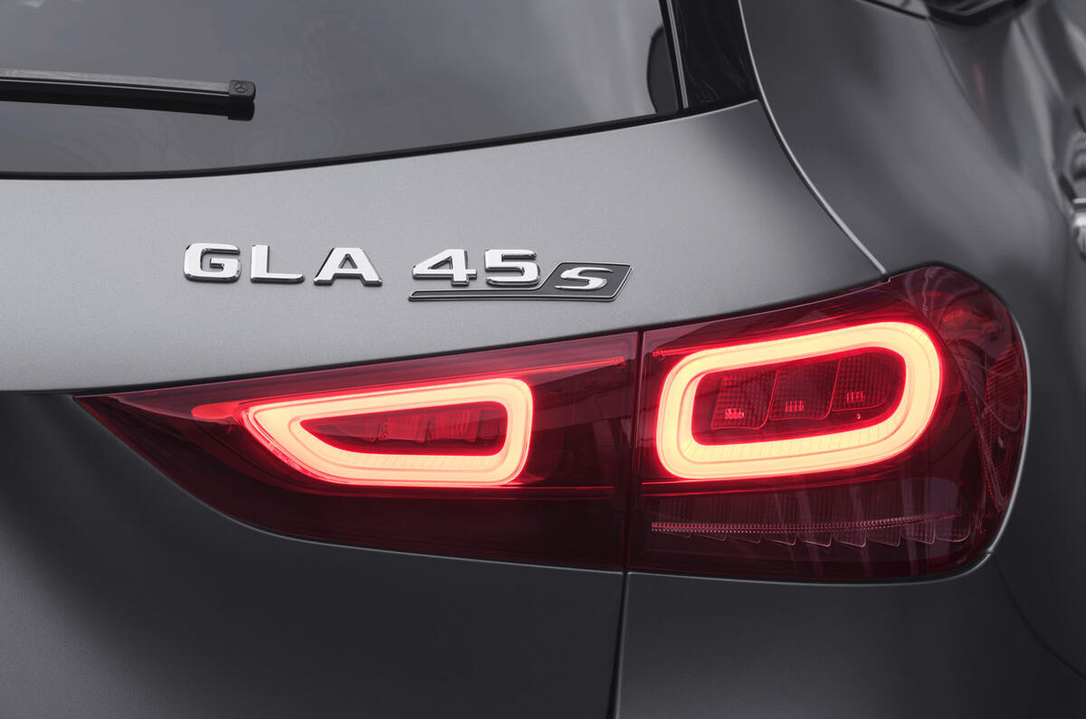 Mercedes-AMG GLA 45 S 2020 official press images - rear lights Mercedes-AMG GLA 45 S 2020 official press images - rear lights