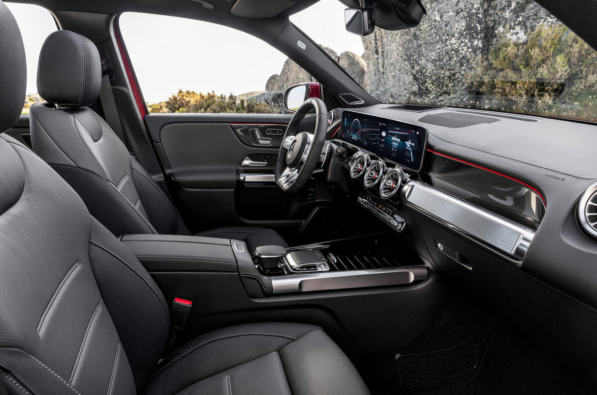 Mercedes-AMG GLB 35 2019 official press images - cabin
