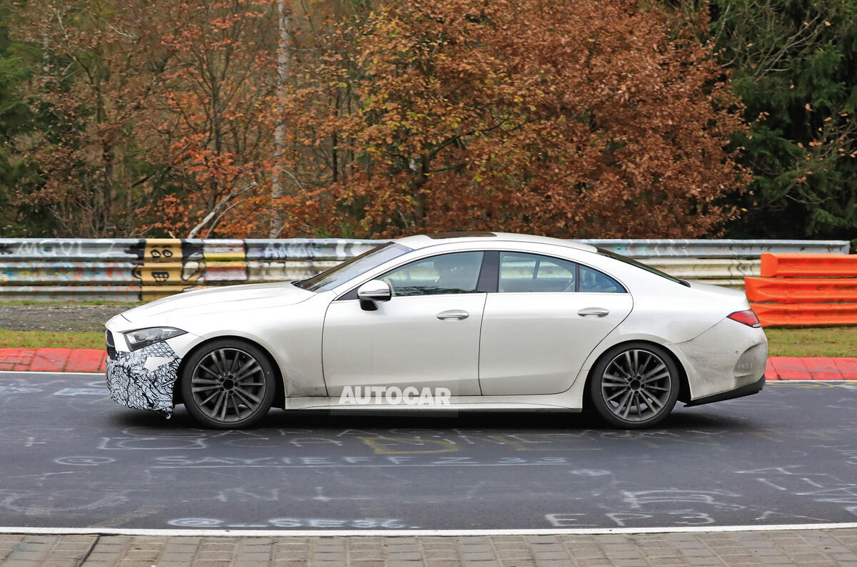 2021 Mercedes-Benz CLS spy photos - side 2021 Mercedes-Benz CLS spy photos - side