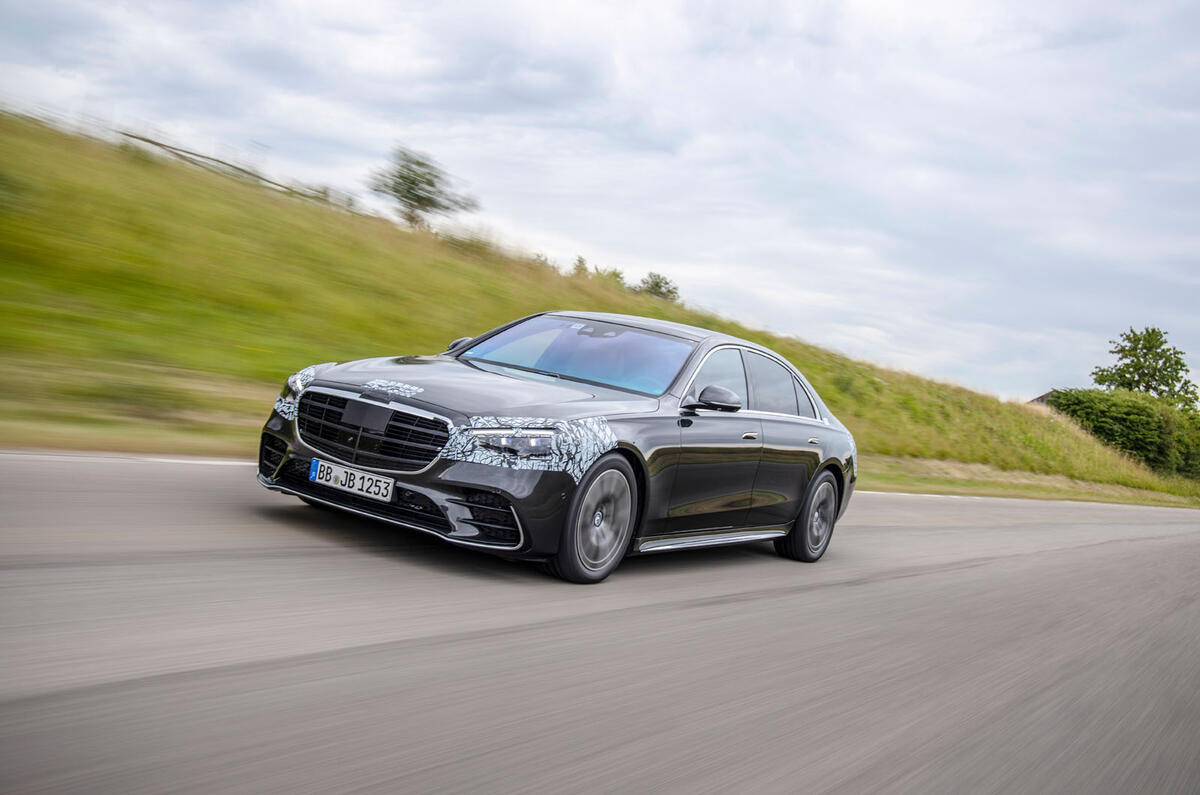 2020 Mercedes-Benz S-Class prototype ride - on the road 2020 Mercedes-Benz S-Class prototype ride - on the road