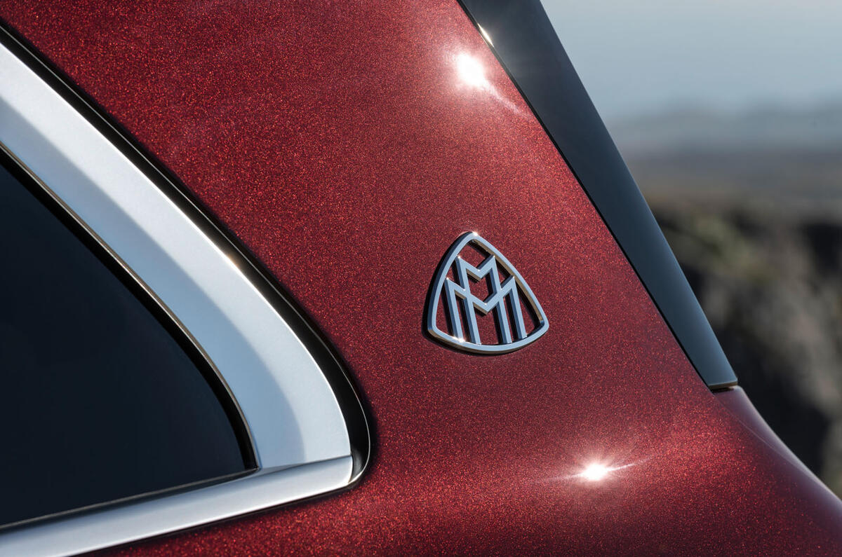 Mercedes-Maybach GLS 600 official press images - quarter panel badge