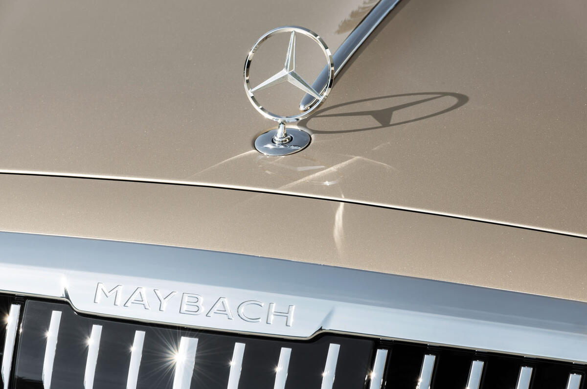 2021 Mercedes-Maybach S-Class official images - badge