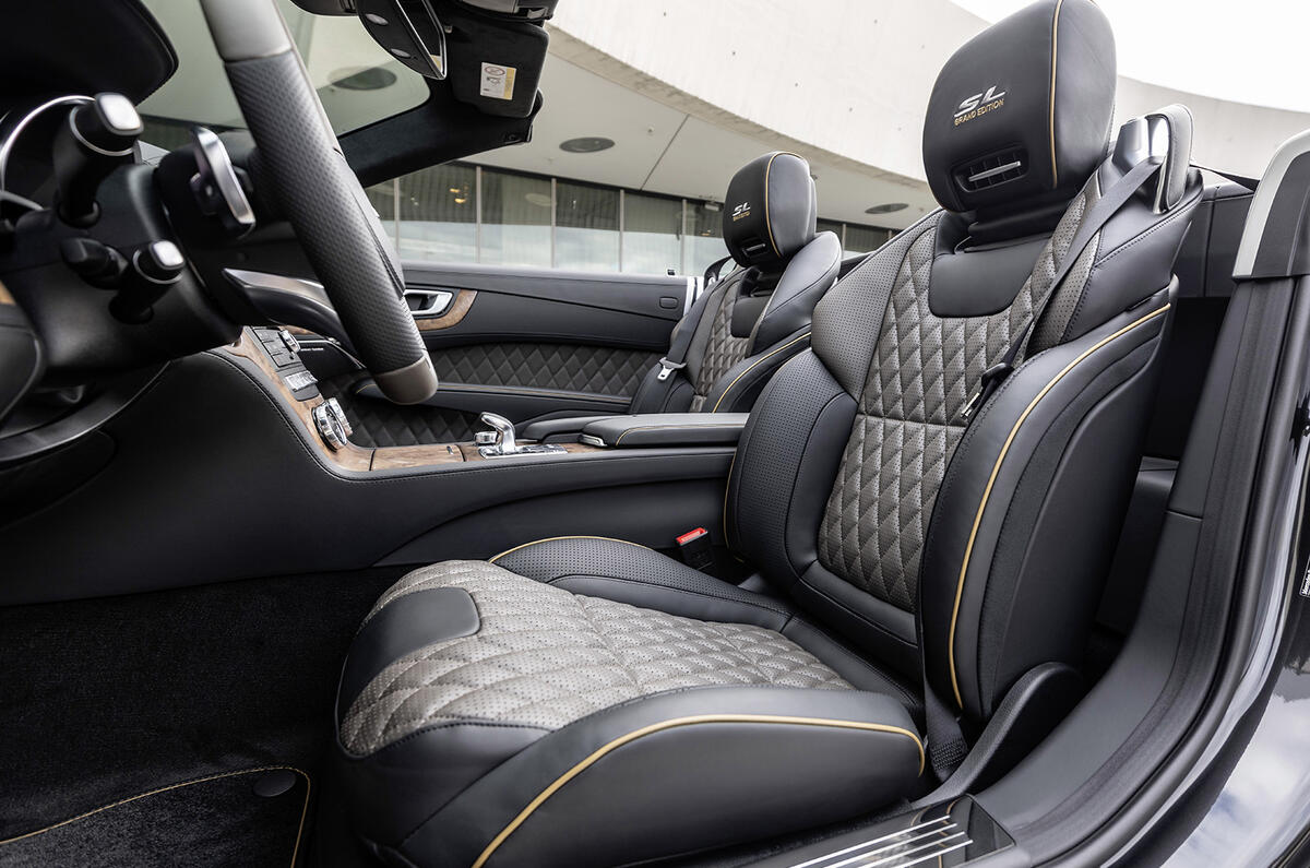 Mercedes SL Grand Edition official press - cabin
