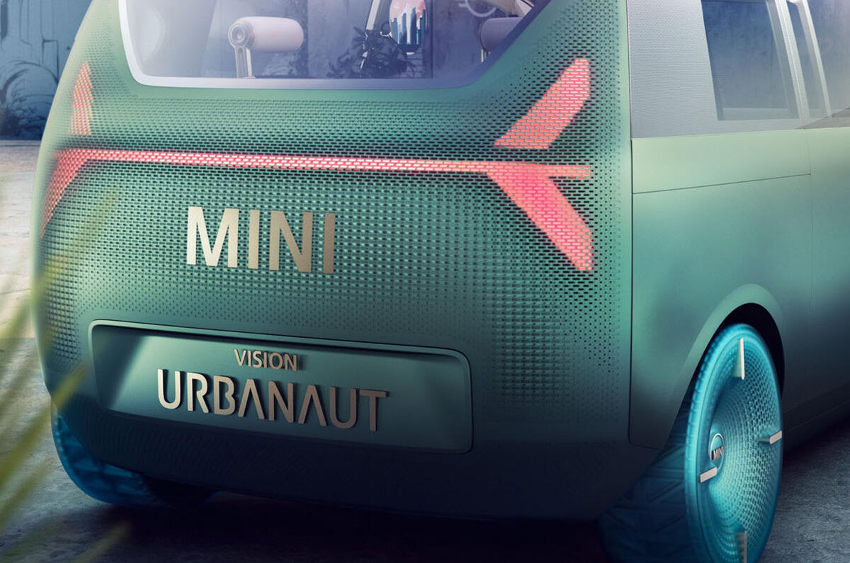 2020 Mini Urbanaut concept - rear end 2020 Mini Urbanaut concept - rear end