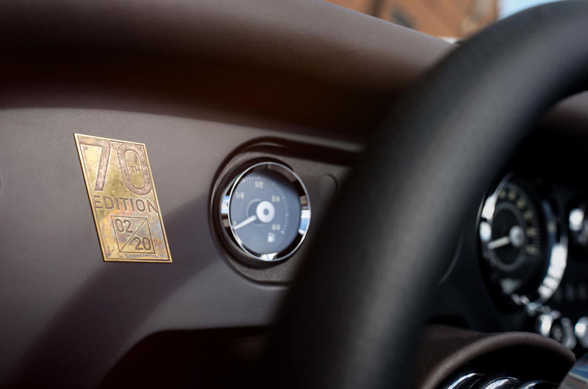 Morgan Plus Four 70th anniversary - plaque