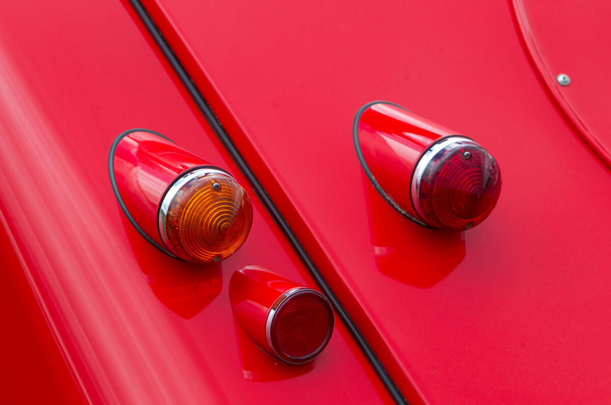 Morgan Plus 8 road test rewind - rear lights Morgan Plus 8 road test rewind - rear lights