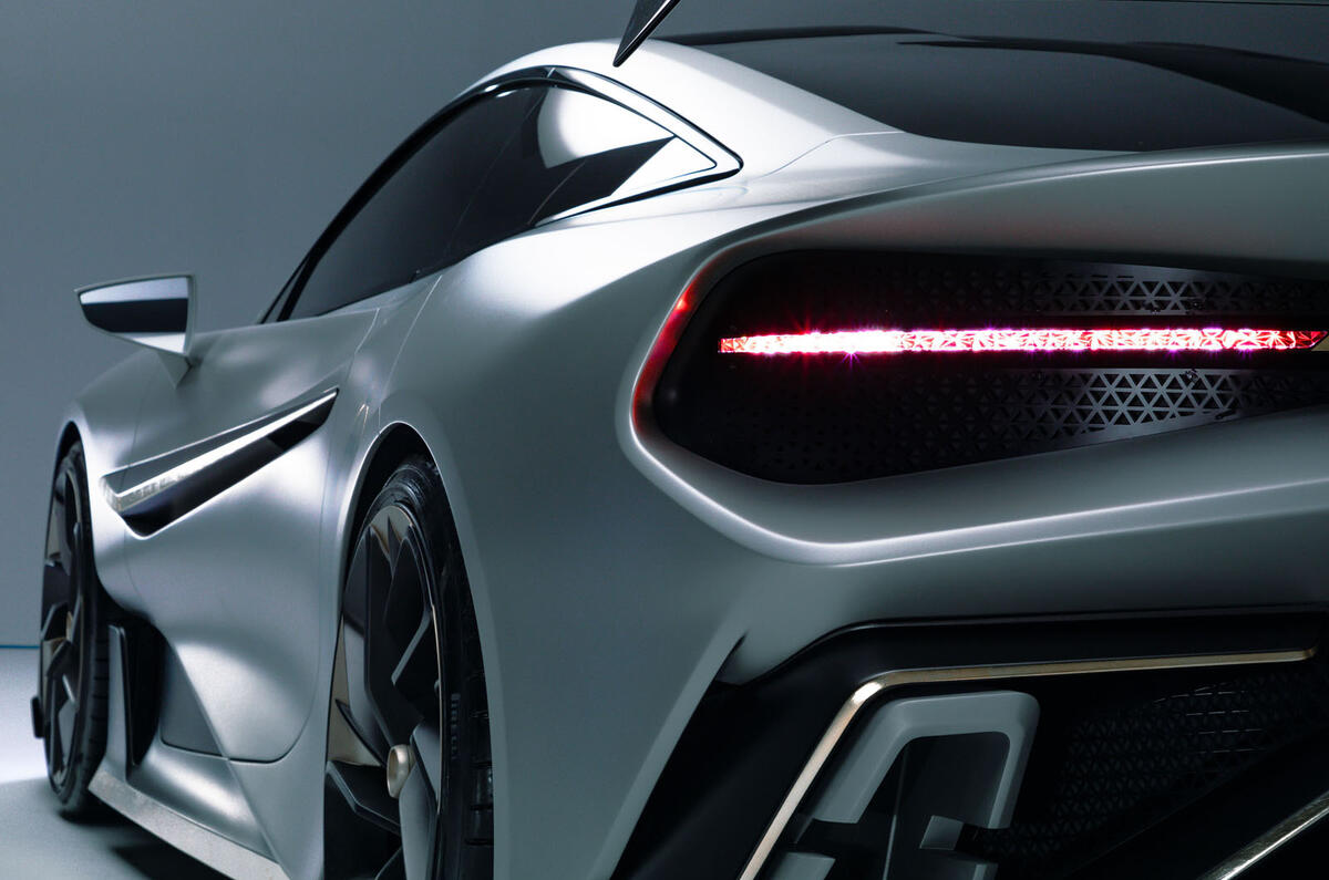 Naran Automotive hypercar official reveal - rear lights