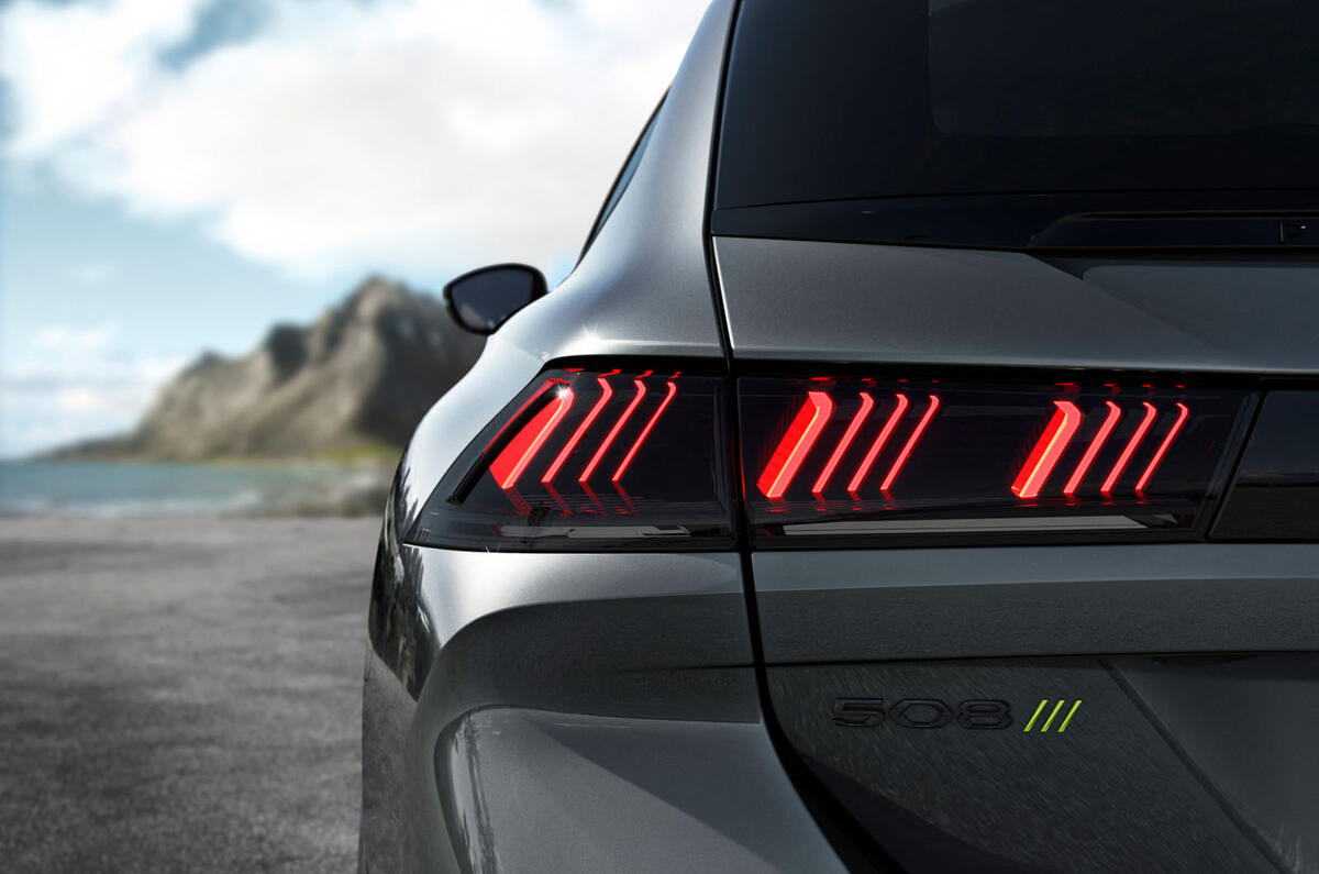 Peugeot 508 PSE official images - rear lights Peugeot 508 PSE official images - rear lights