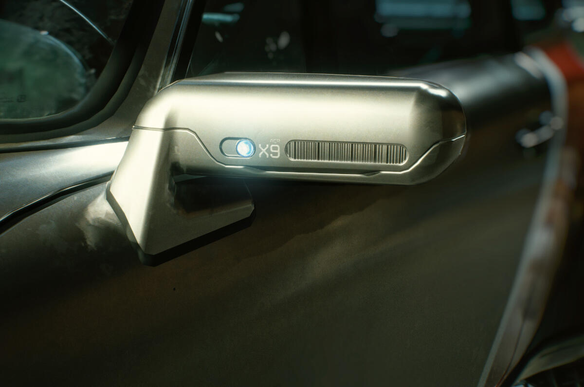 Porsche 911 Cyberpunk 2077 tie-in - wing mirrors front Porsche 911 Cyberpunk 2077 tie-in - wing mirrors front