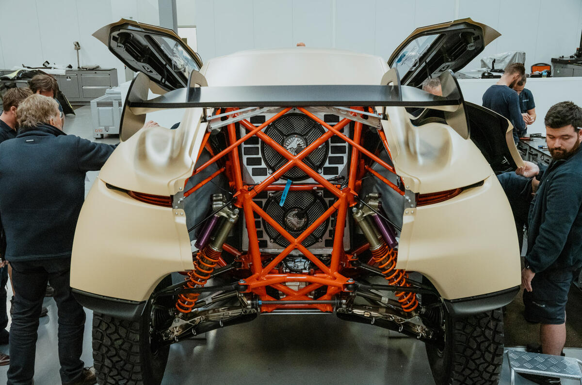 94 Prodrive Dakar car interview rear 94 Prodrive Dakar car interview rear