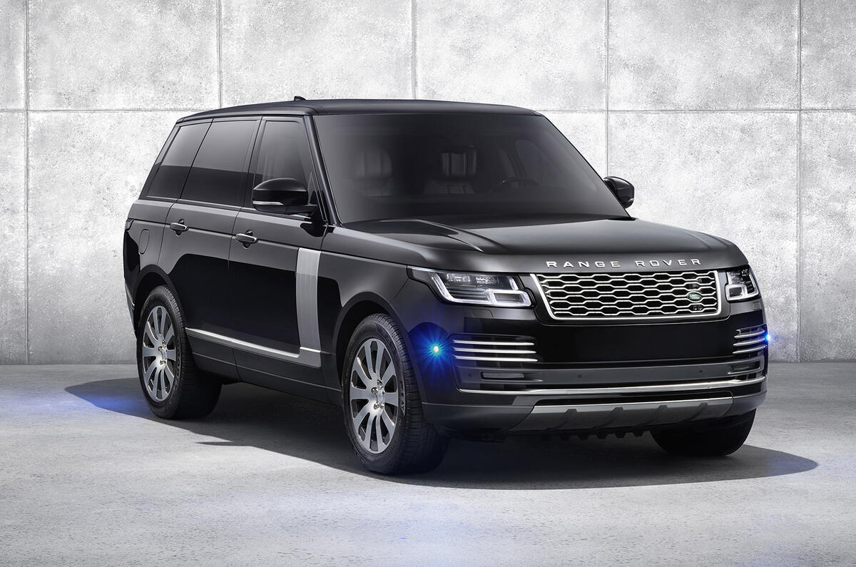 Land Rover Range Rover Sentinel official press images - static front