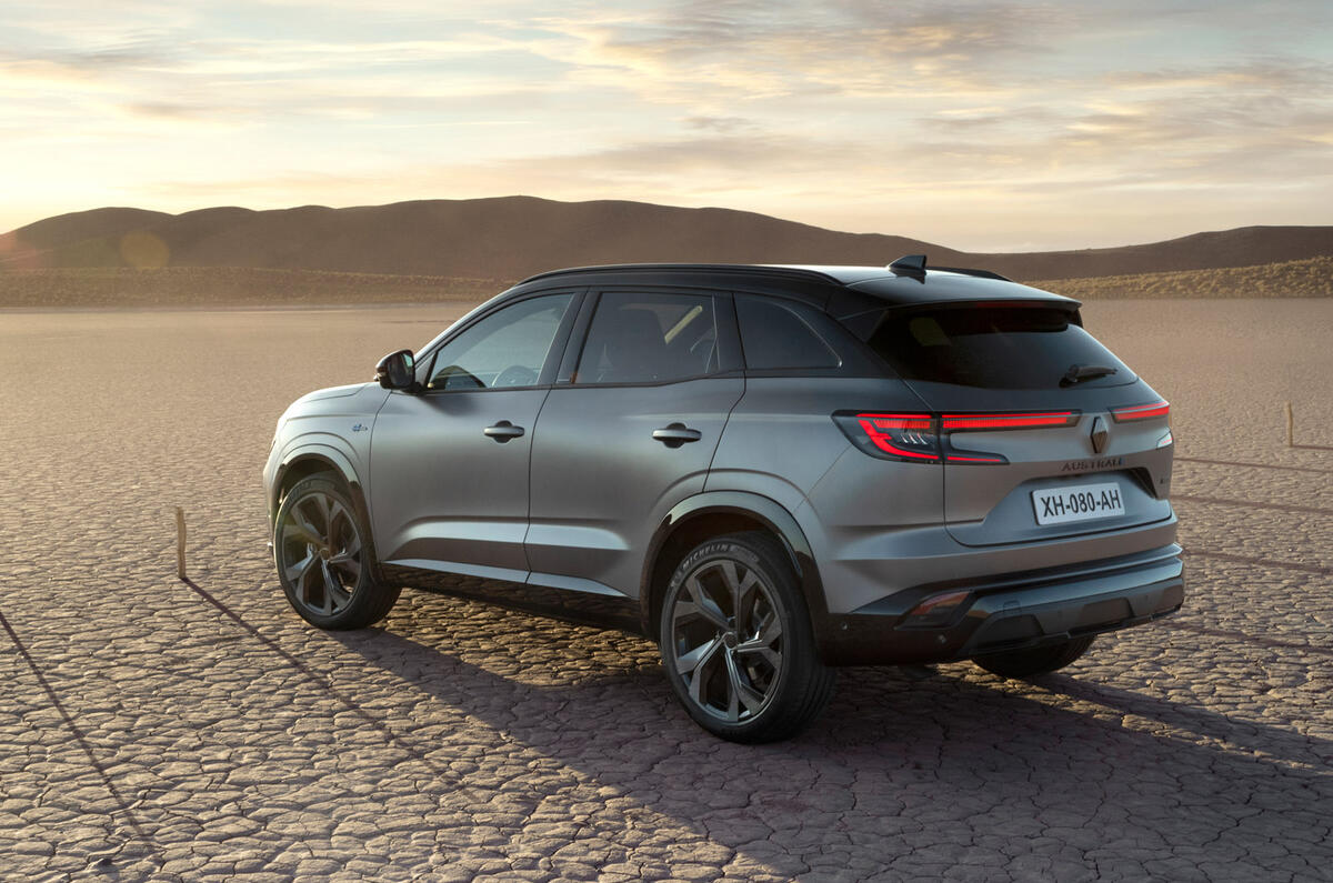 94 Renault Austral 2022 official reveal static rear 94 Renault Austral 2022 official reveal static rear