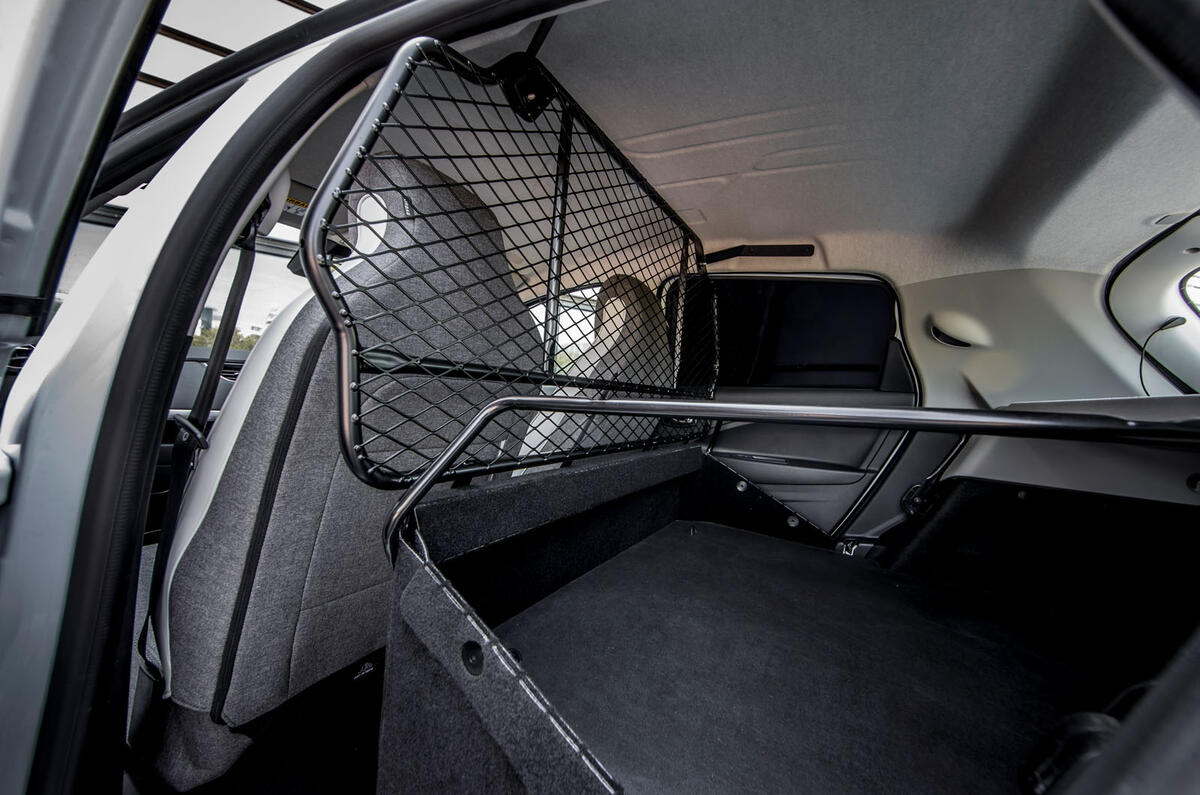 Renault Zoe van 2020 official images - rear storage Renault Zoe van 2020 official images - rear storage