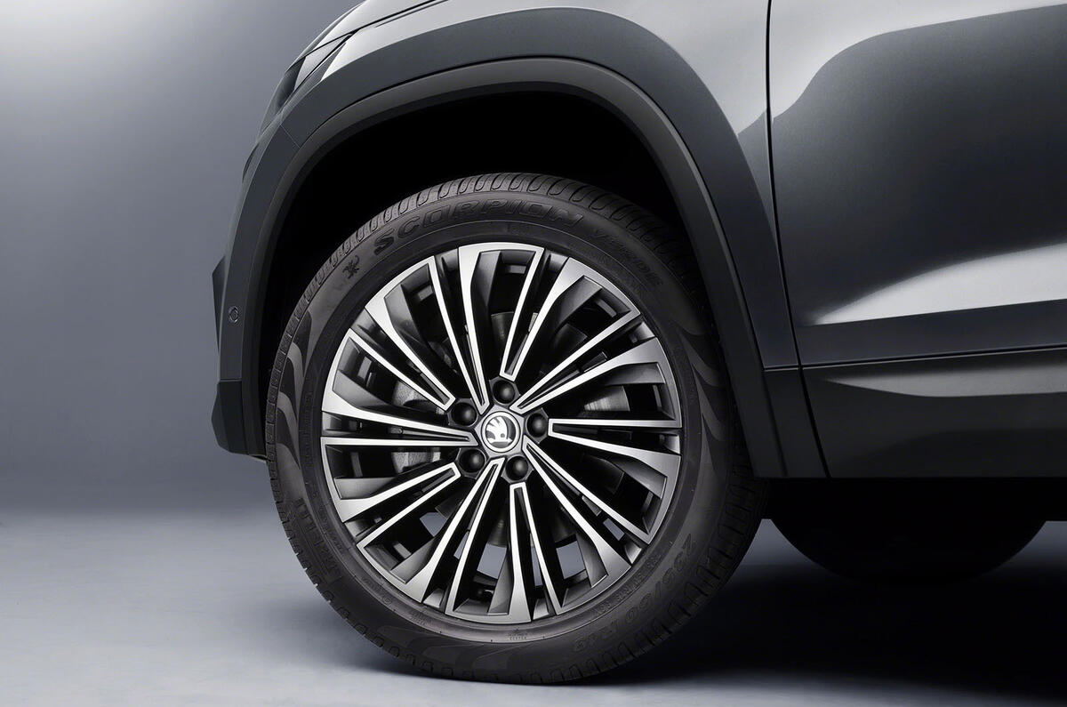 94 Skoda Kodiaq MY2021 facelift official images alloy wheels