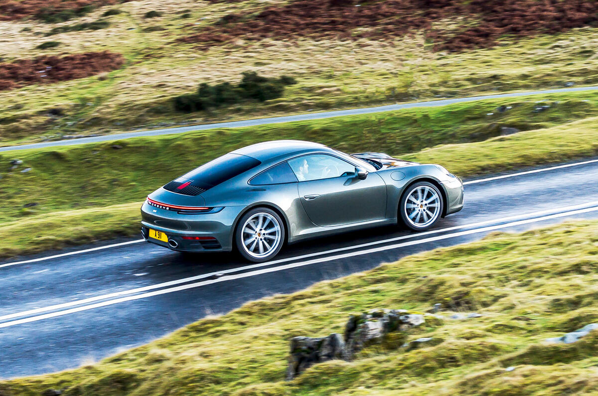Top 50 cars 2020 - final five - Porsche 911 992 side Top 50 cars 2020 - final five - Porsche 911 992 side