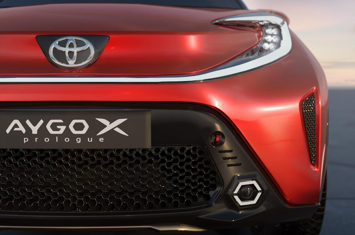 94 Toyota Aygo X Prologue 2021 concept official images front bumper 94 Toyota Aygo X Prologue 2021 concept official images front bumper