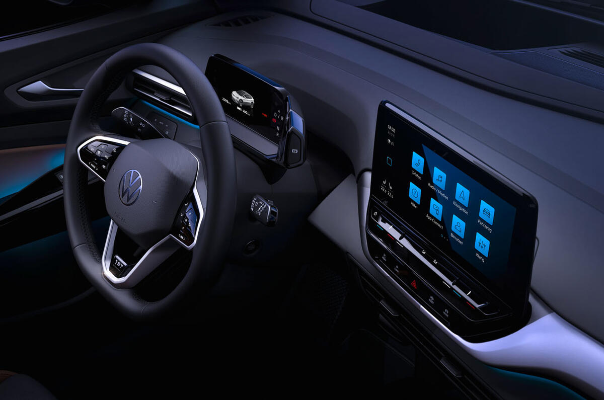 2021 Volkswagen ID 4 prototype drive - infotainment