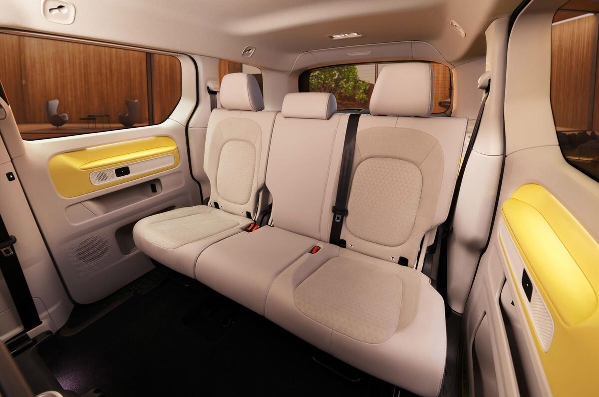 94 VW ID Buzz 2022 official reveal rear seats 94 VW ID Buzz 2022 official reveal rear seats