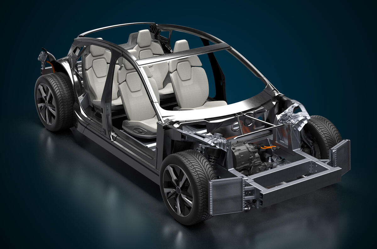 94 WAE Italdesign EV platform chassis 94 WAE Italdesign EV platform chassis