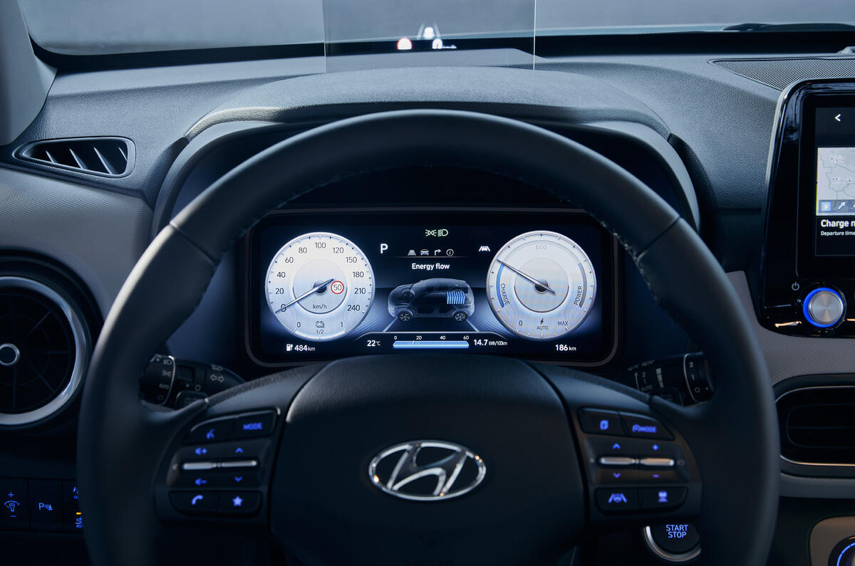 Hyundai Kona Electric MY2020 official - instruments Hyundai Kona Electric MY2020 official - instruments