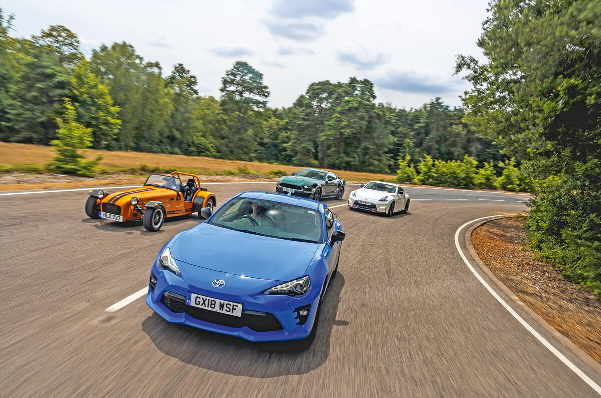 Naturally aspirated group test - tracking front