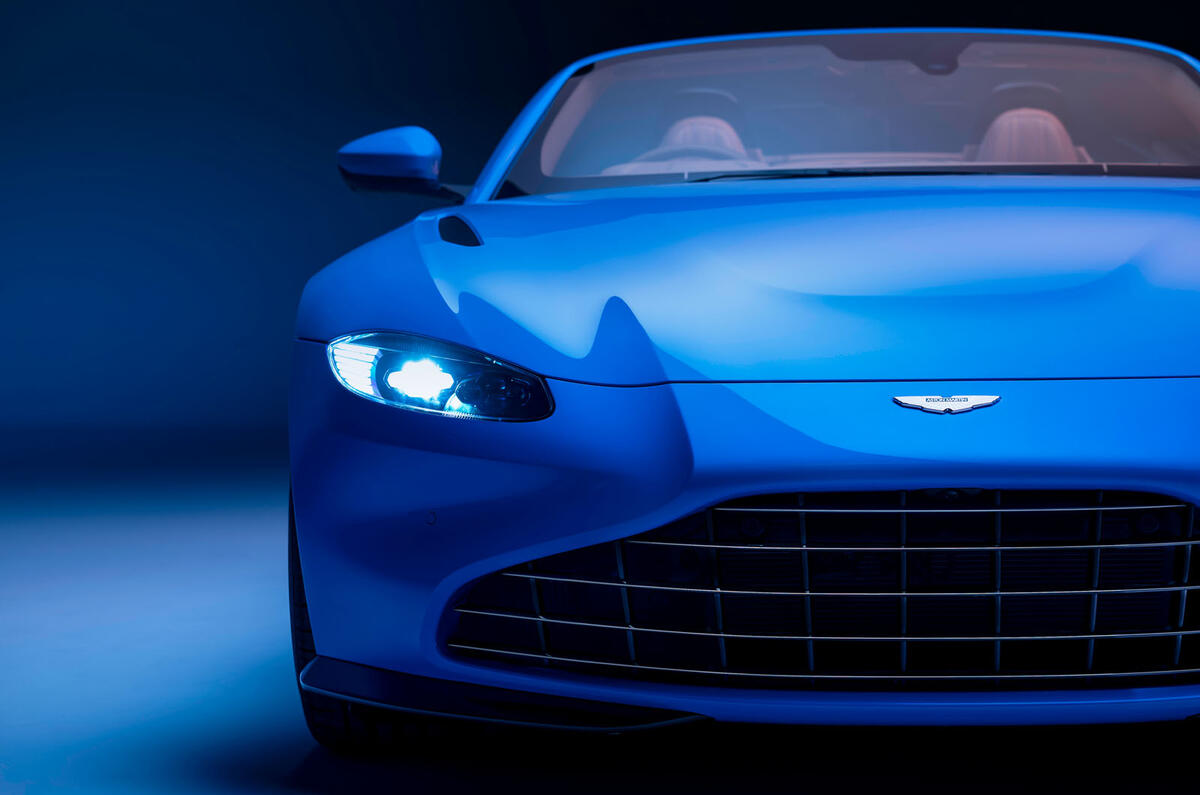 Aston Martin Vantage Roadster 2020 - official press images - front bumper Aston Martin Vantage Roadster 2020 - official press images - front bumper