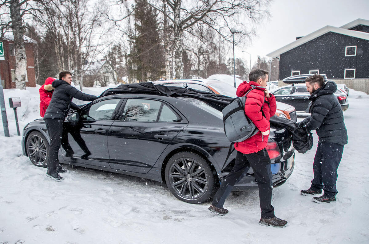 Bentley Flying Spur 2020 development ride - revealed