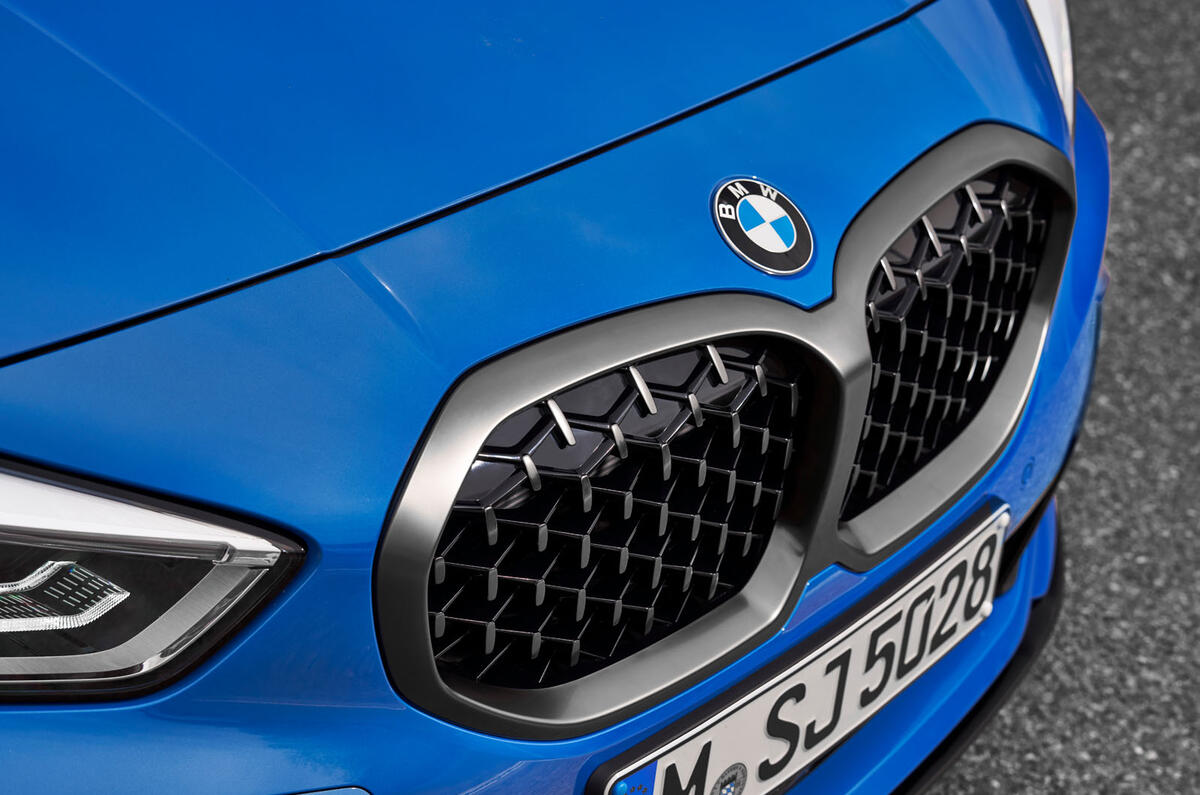 BMW 1 Series 2019 official reveal - kidney grille