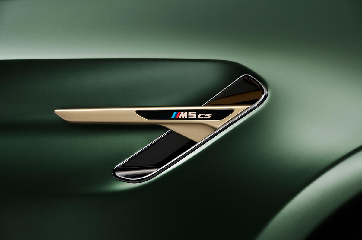 95 BMW M5 CS 2021 official reveal side details 95 BMW M5 CS 2021 official reveal side details