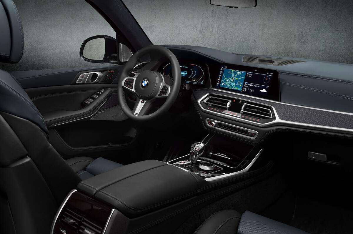 BMW X7 Dark Shadow Edition 2020 official images - dashboard BMW X7 Dark Shadow Edition 2020 official images - dashboard