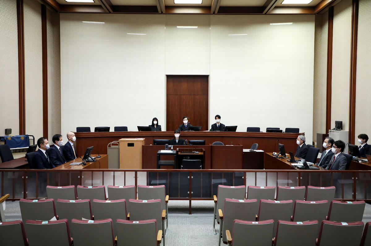 Carlos Ghosn escape interview - Japanese courtroom, Getty images
