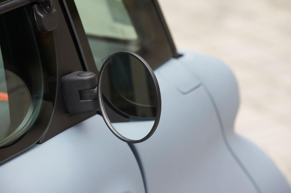 Citroen Ami (LHD) 2020 UK first drive review - wing mirror