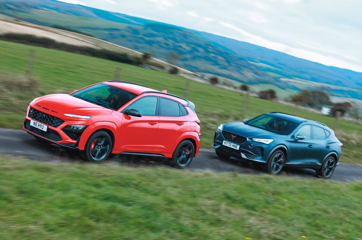 95 Cupra Formentor vs Hyundai Kona N 2022 convoy 95 Cupra Formentor vs Hyundai Kona N 2022 convoy