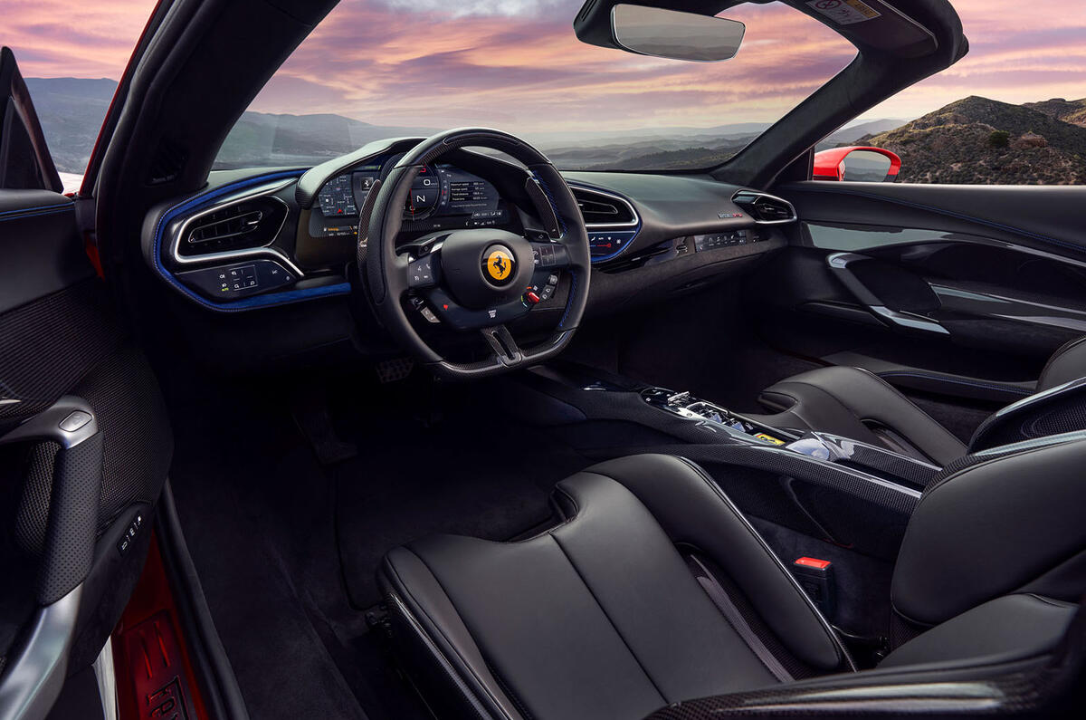 95 Ferrari 296 GTS 2022 official images red interior 95 Ferrari 296 GTS 2022 official images red interior