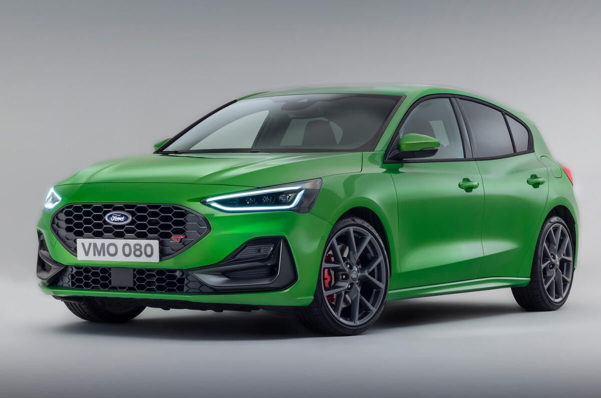 95 Ford Focus 2021 refresh official images ST front 95 Ford Focus 2021 refresh official images ST front