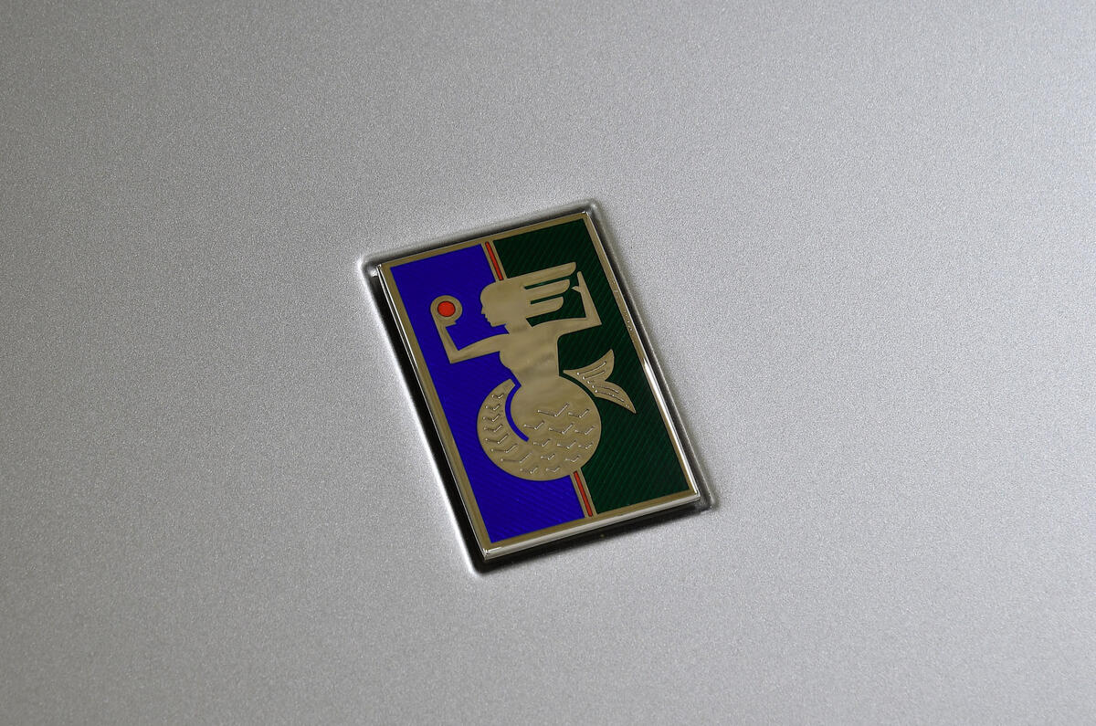 95 GMA T33 2022 reveal Autocar images nose badge 95 GMA T33 2022 reveal Autocar images nose badge